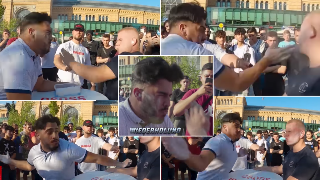 WATCH German YouTuber offers €200 to winner of horrific slap contest